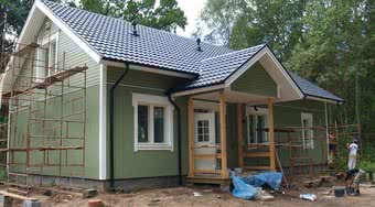 Fiński energooszczędny dom według technologii modułowej