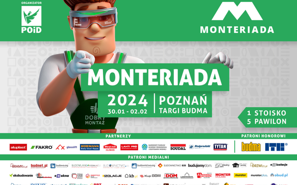 MONTERIADA 2024 na targach BUDMA już od 30 stycznia!