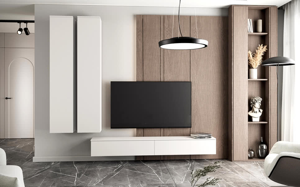 Meblościanka w nowej odsłonie - jak zmieniło się podejście do zabudowy salonu