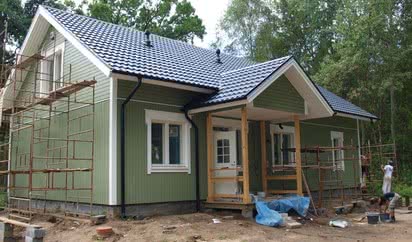 Fiński energooszczędny dom według technologii modułowej