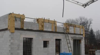 Kronika budowy pierwszego w Polsce wysoko energooszczędnego domu LUMINA , etap IV