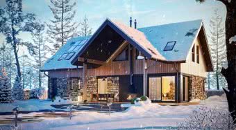 Zimą rośnie zainteresowanie projektami domów