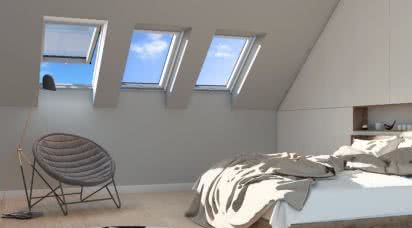 Styl skandynawski na poddaszu